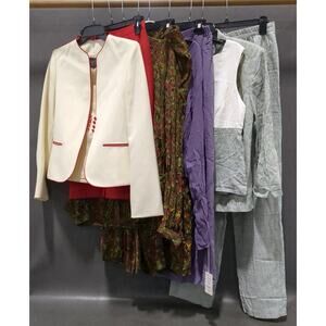 Vintage Womens Clothing Lot Blazer Skirt Pants Dress Mixed Bundle Retro Assorted